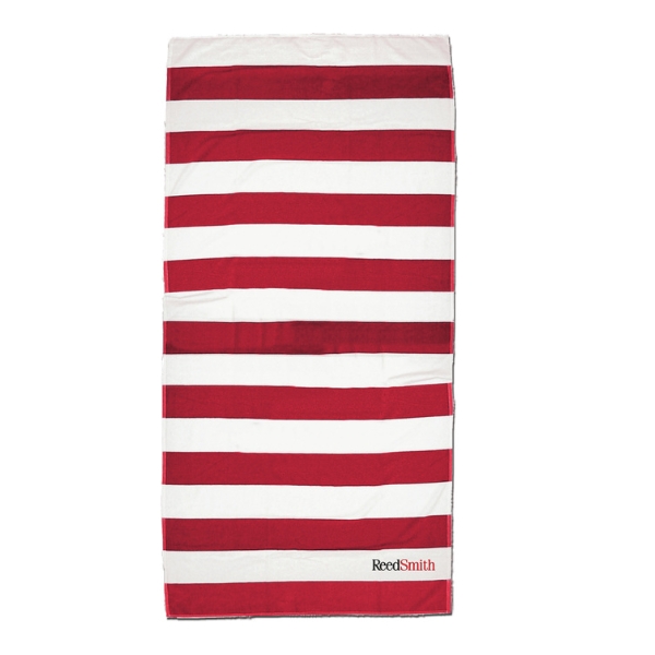 Horizontal Cabana Stripe Beach Towel